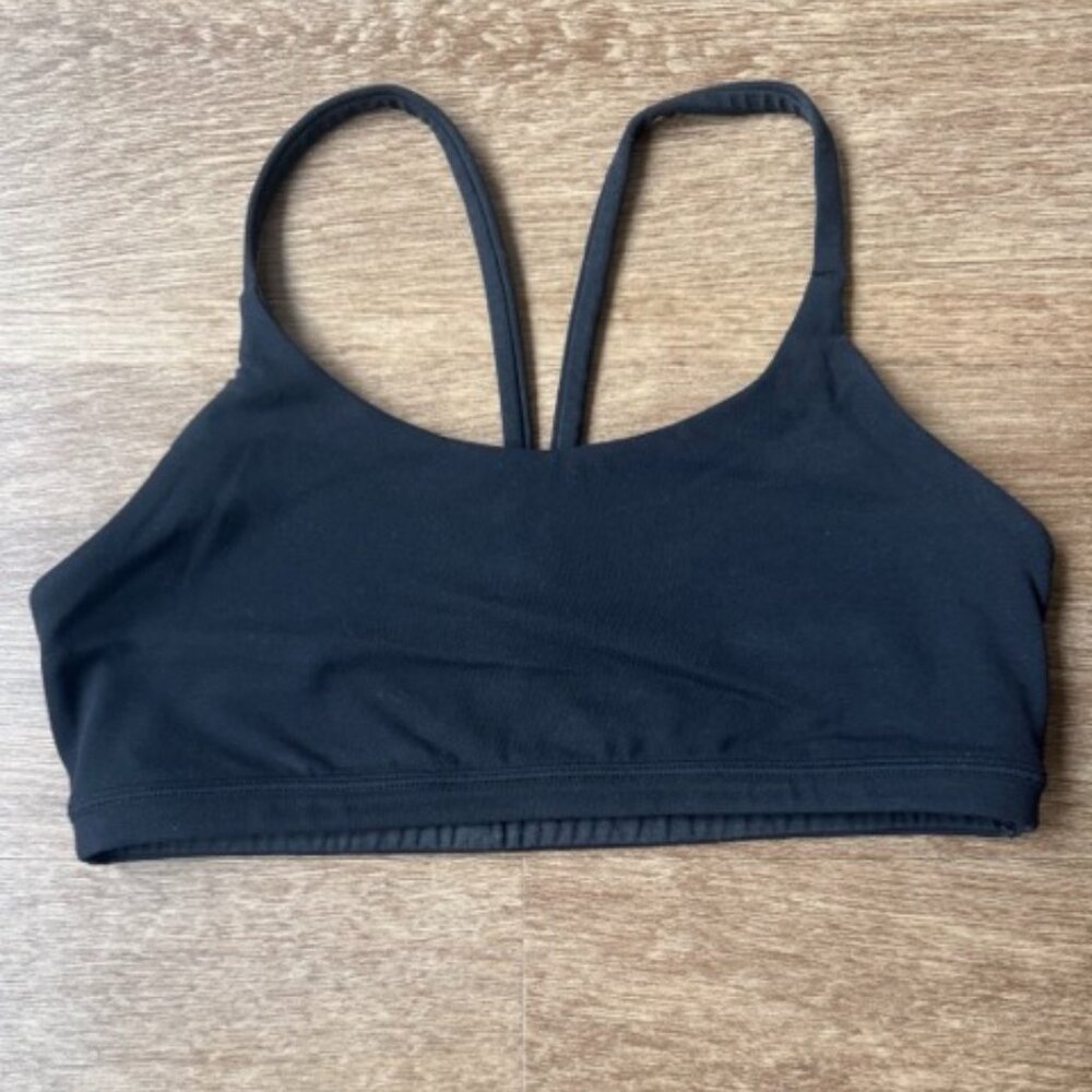 Athleta Transcend Scoop Sports Bra A-C Black Size Small